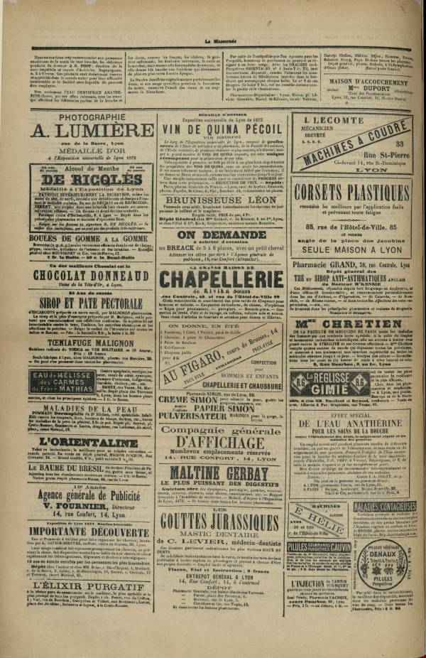 
						Affichage en mode lecture de la page
					