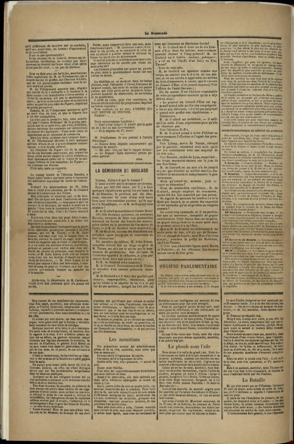 
						Affichage en mode lecture de la page
					