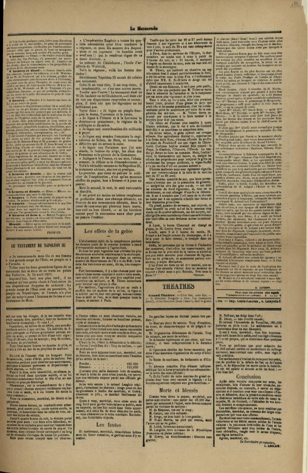 
						Affichage en mode lecture de la page
					