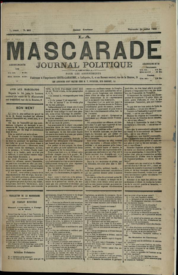 
						Affichage en mode lecture de la page
					