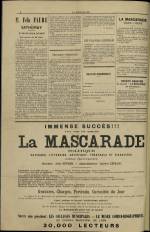 LA MASCARADE, Troisième Année - N°5, pp. 4