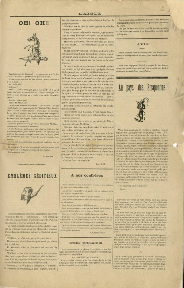 
						Affichage en mode lecture de la page
					