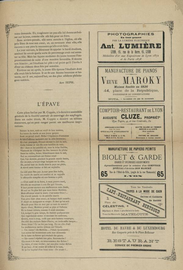
						Affichage en mode lecture de la page
					