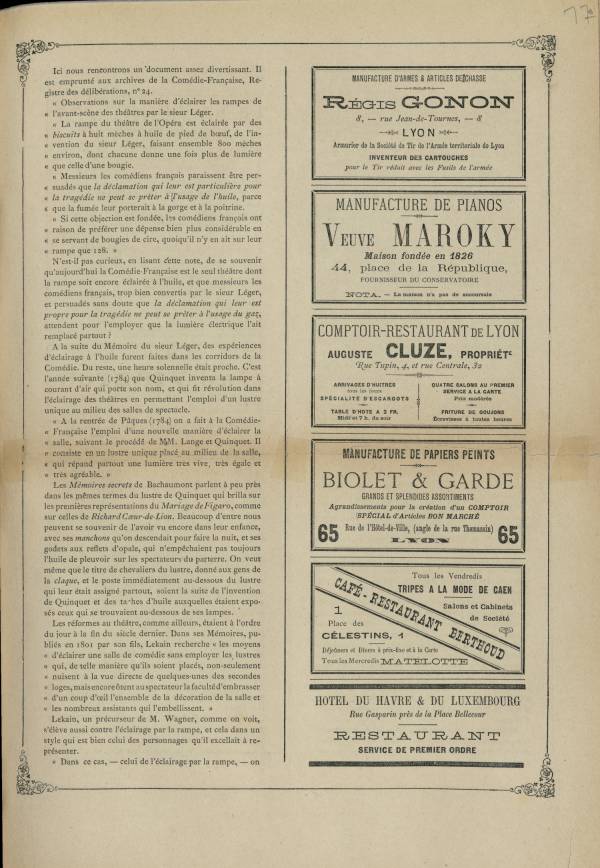 
						Affichage en mode lecture de la page
					