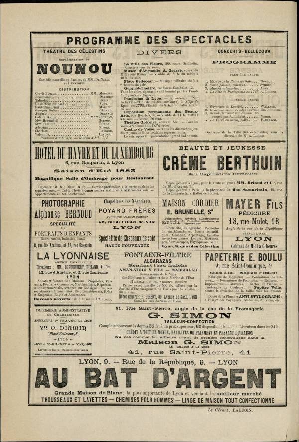 
						Affichage en mode lecture de la page
					