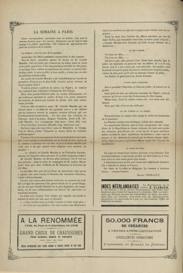 
						Affichage en mode lecture de la page
					