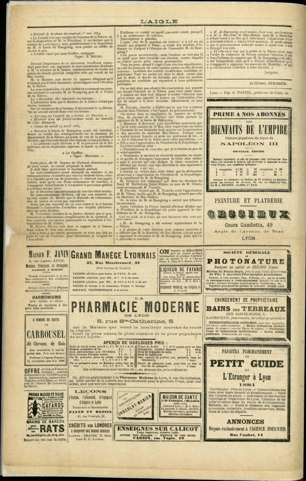 
						Affichage en mode lecture de la page
					
