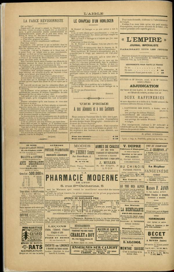 
						Affichage en mode lecture de la page
					