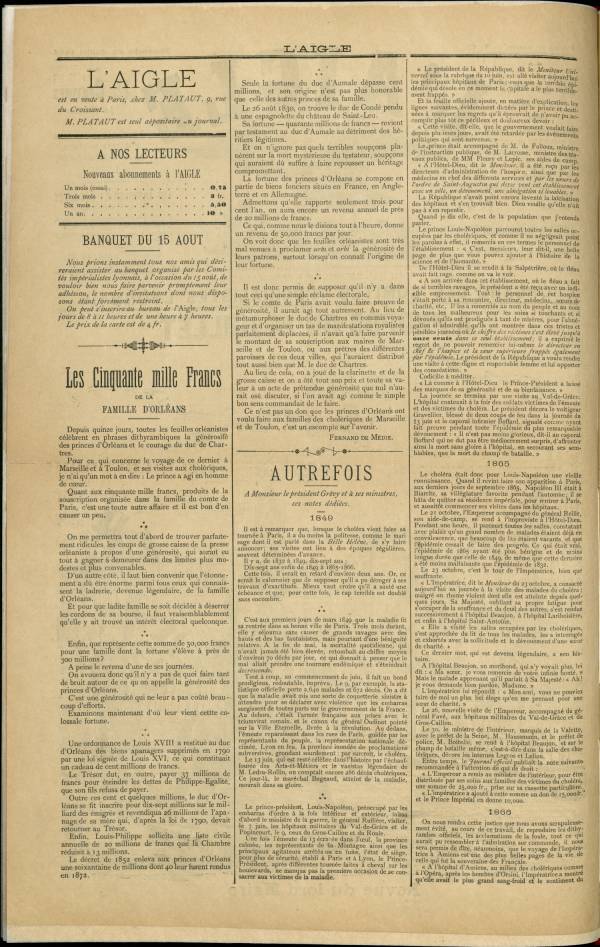 
						Affichage en mode lecture de la page
					