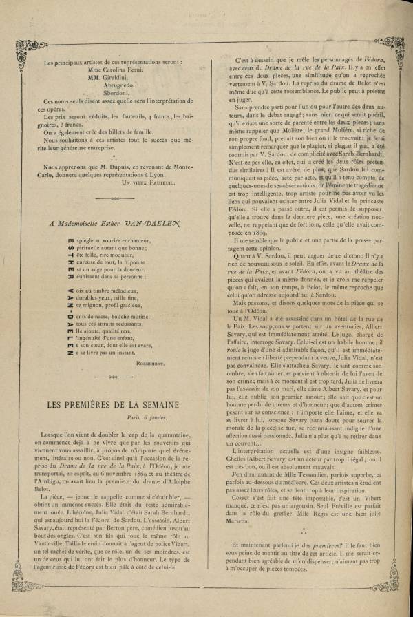 
						Affichage en mode lecture de la page
					