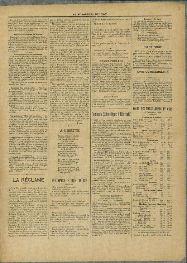 
						Affichage en mode lecture de la page
					
