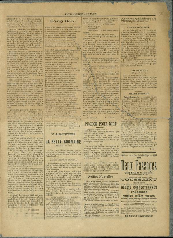 
						Affichage en mode lecture de la page
					