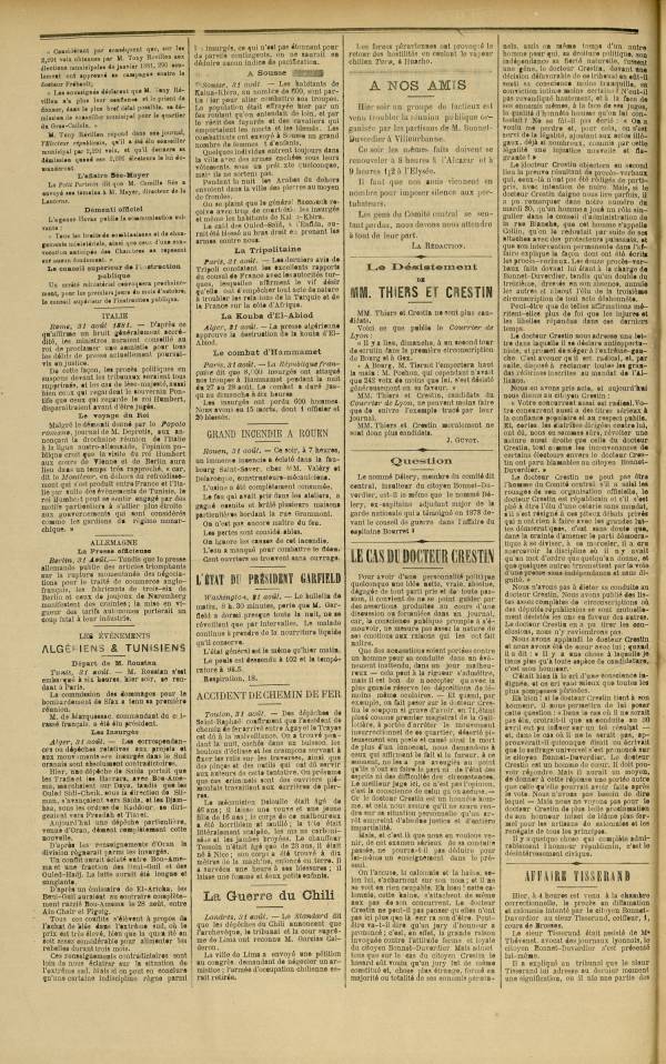 
						Affichage en mode lecture de la page
					