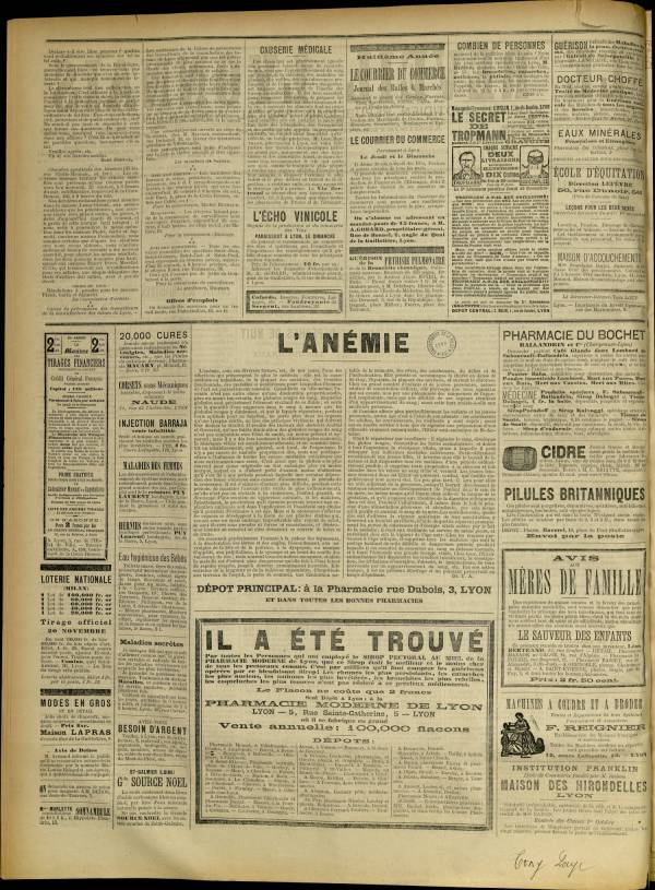 
						Affichage en mode lecture de la page
					