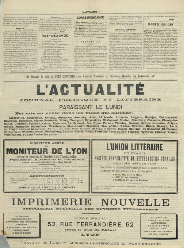 
						Affichage en mode lecture de la page
					