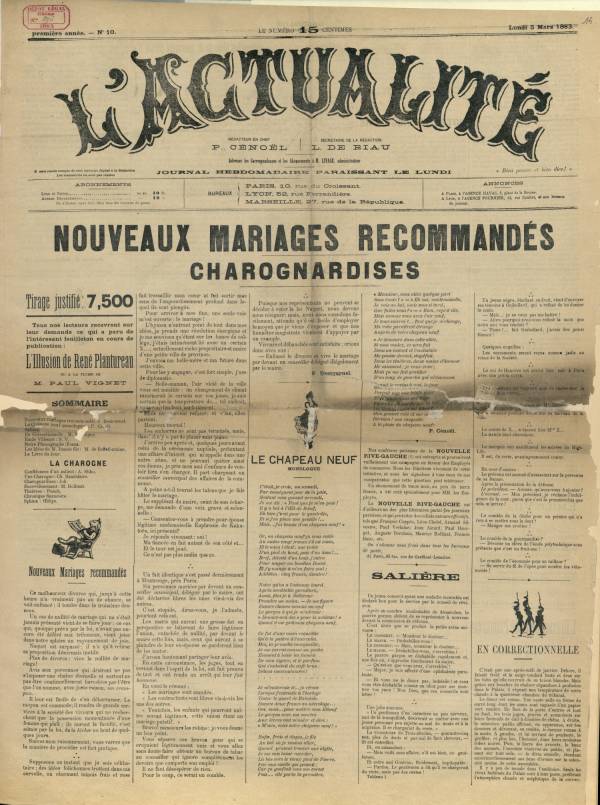 
						Affichage en mode lecture de la page
					