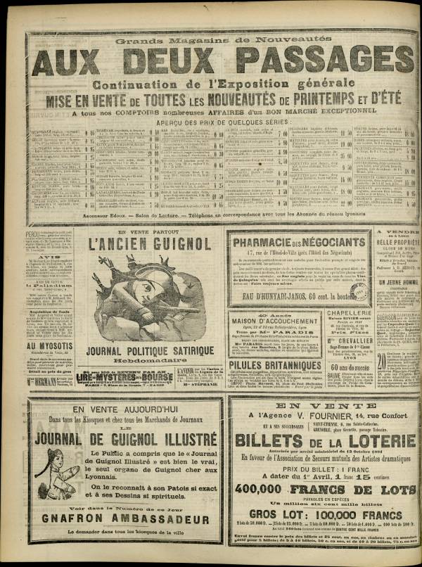 
						Affichage en mode lecture de la page
					