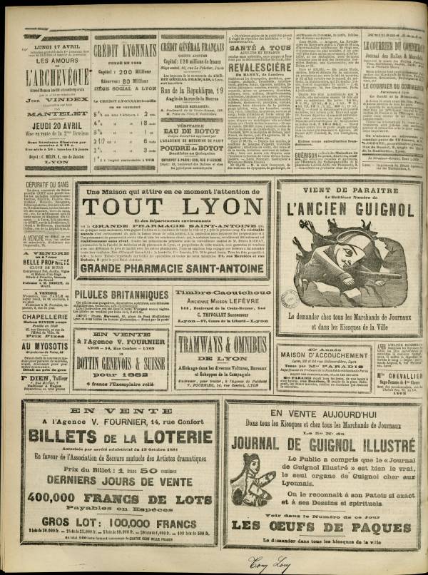 
						Affichage en mode lecture de la page
					