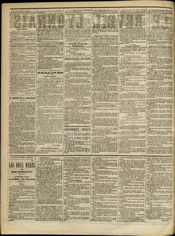 
						Affichage en mode lecture de la page
					