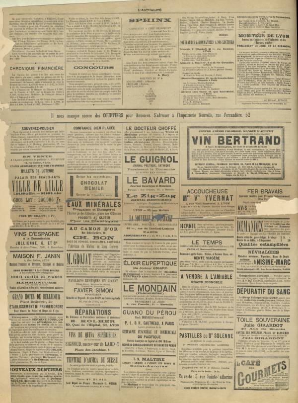 
						Affichage en mode lecture de la page
					