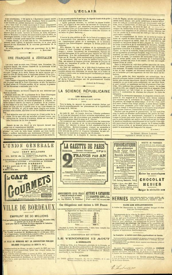 
						Affichage en mode lecture de la page
					