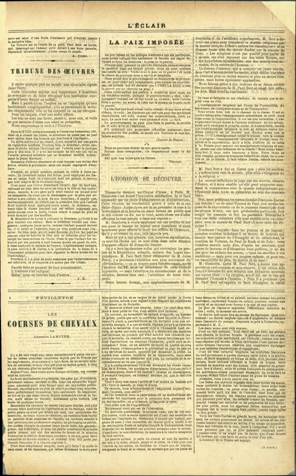 
						Affichage en mode lecture de la page
					