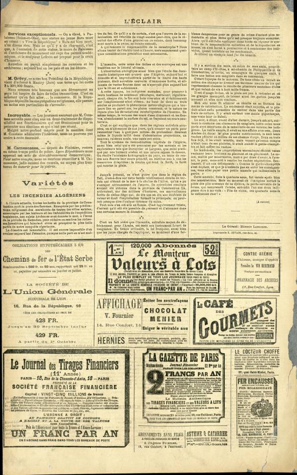 
						Affichage en mode lecture de la page
					