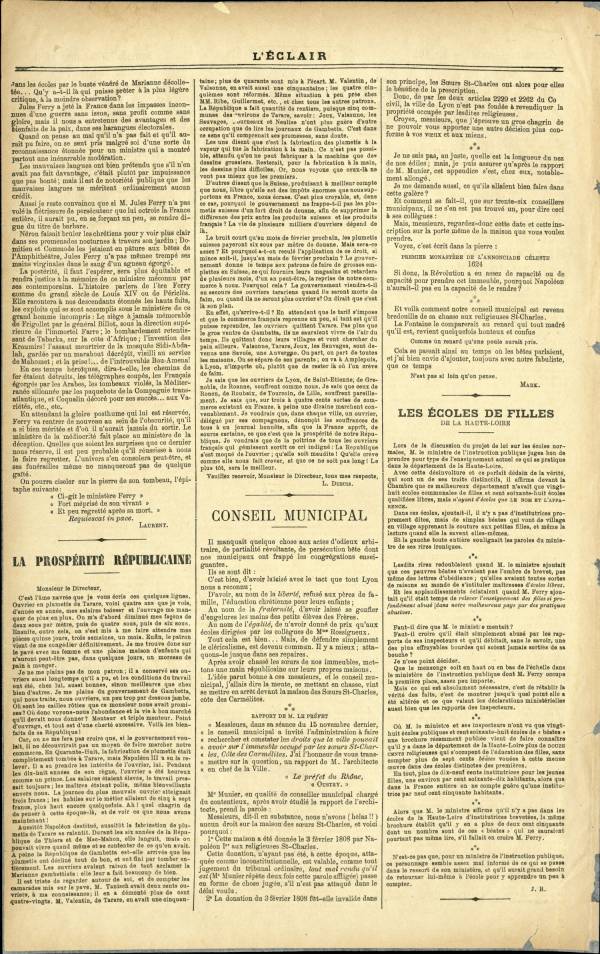 
						Affichage en mode lecture de la page
					