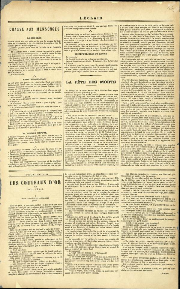 
						Affichage en mode lecture de la page
					