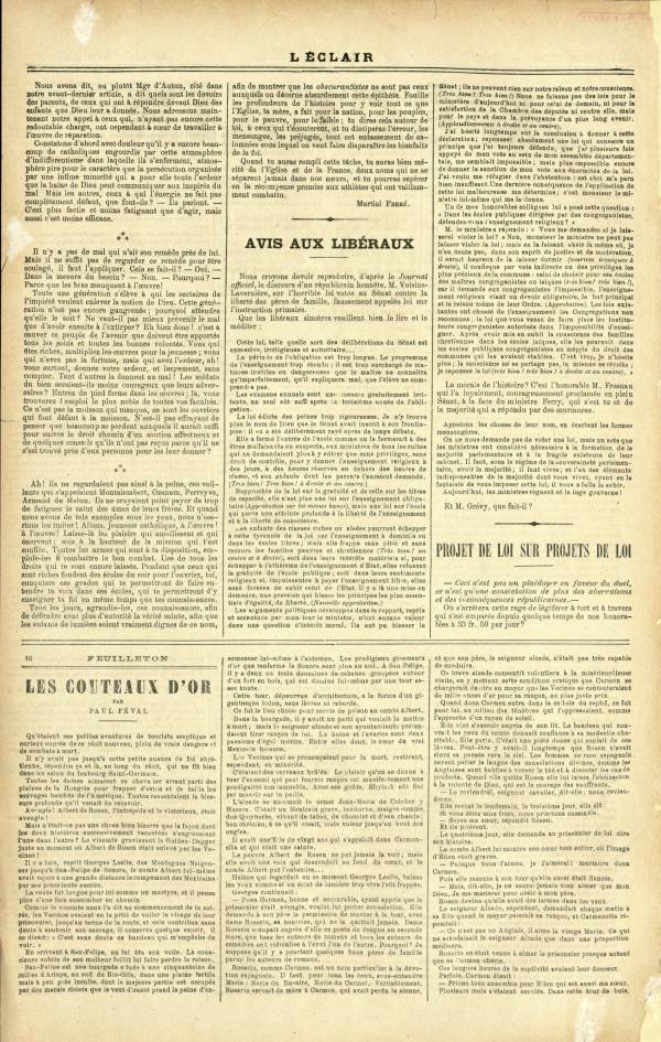 
						Affichage en mode lecture de la page
					