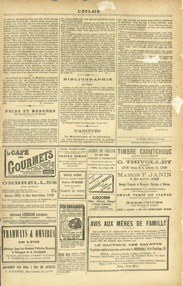 
						Affichage en mode lecture de la page
					