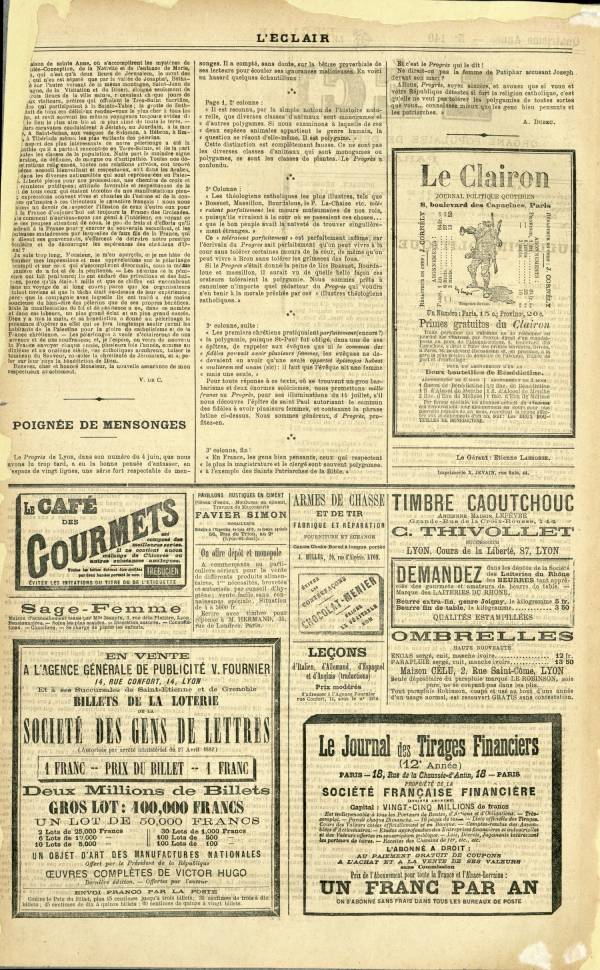 
						Affichage en mode lecture de la page
					