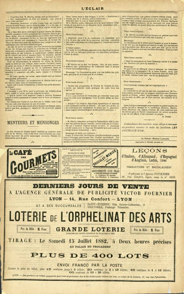 
						Affichage en mode lecture de la page
					