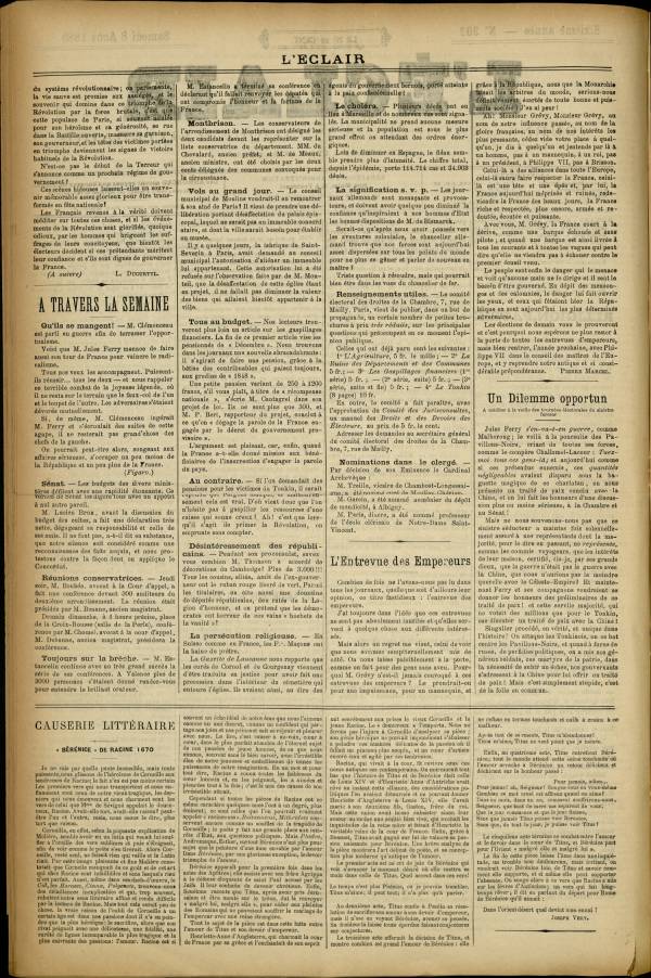
						Affichage en mode lecture de la page
					