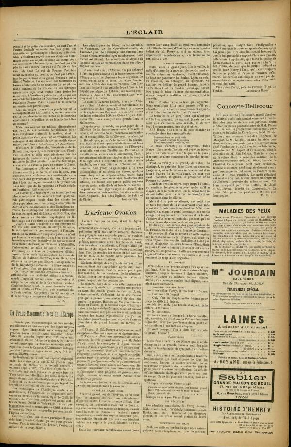 
						Affichage en mode lecture de la page
					