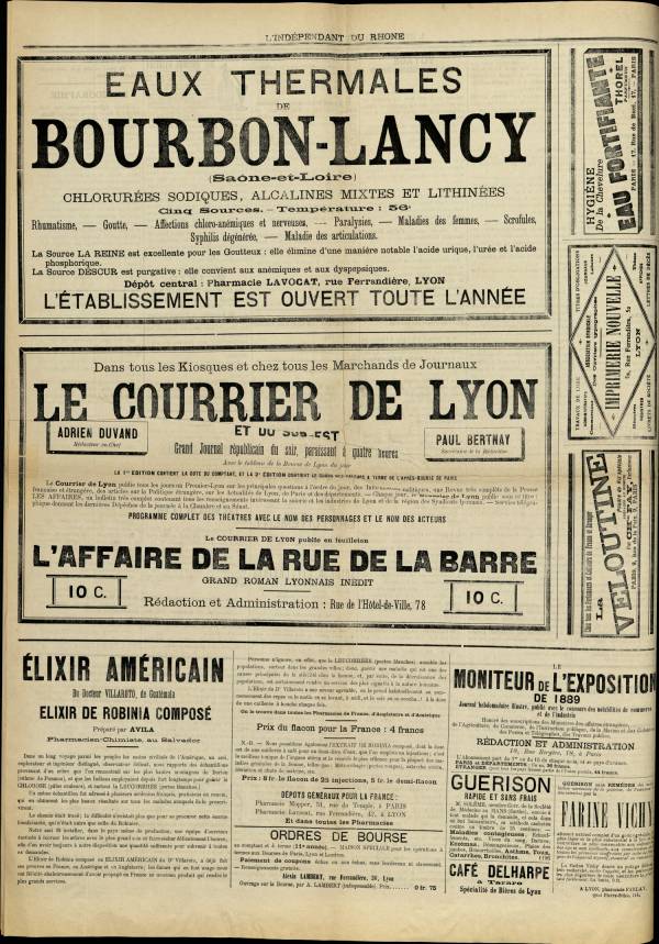 
						Affichage en mode lecture de la page
					