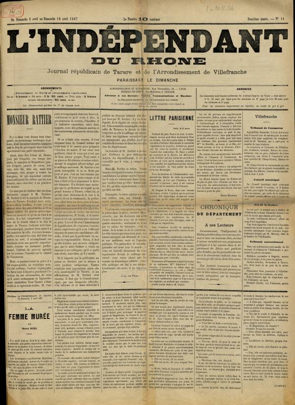 
						Affichage en mode lecture de la page
					