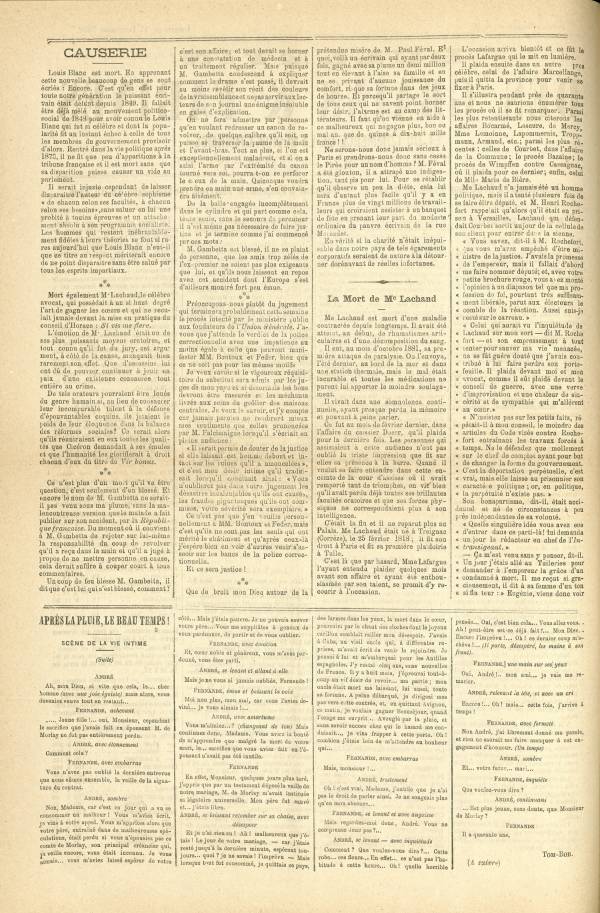 
						Affichage en mode lecture de la page
					