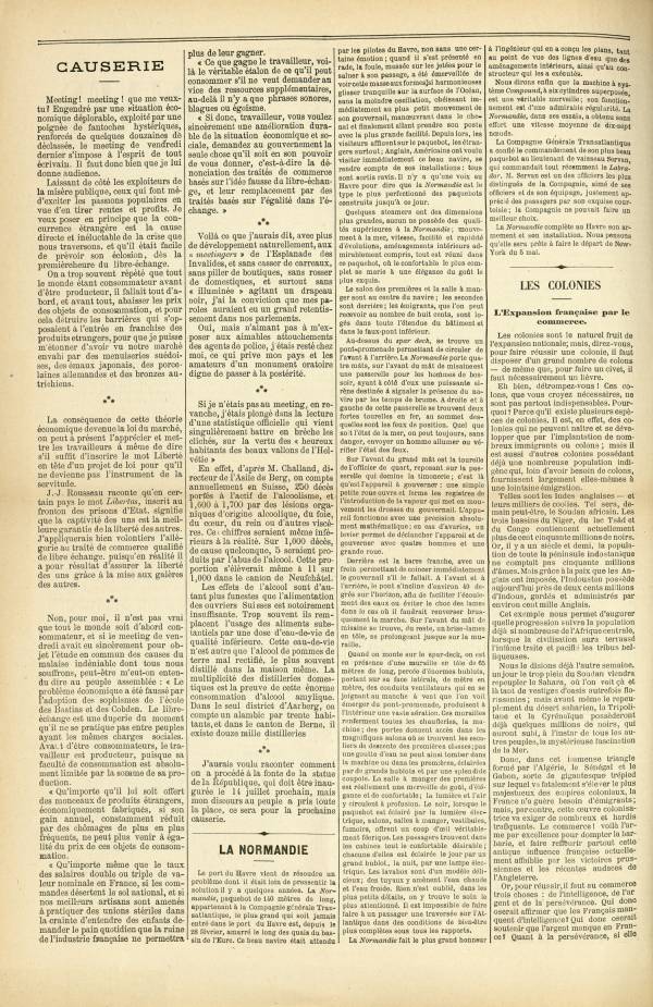 
						Affichage en mode lecture de la page
					