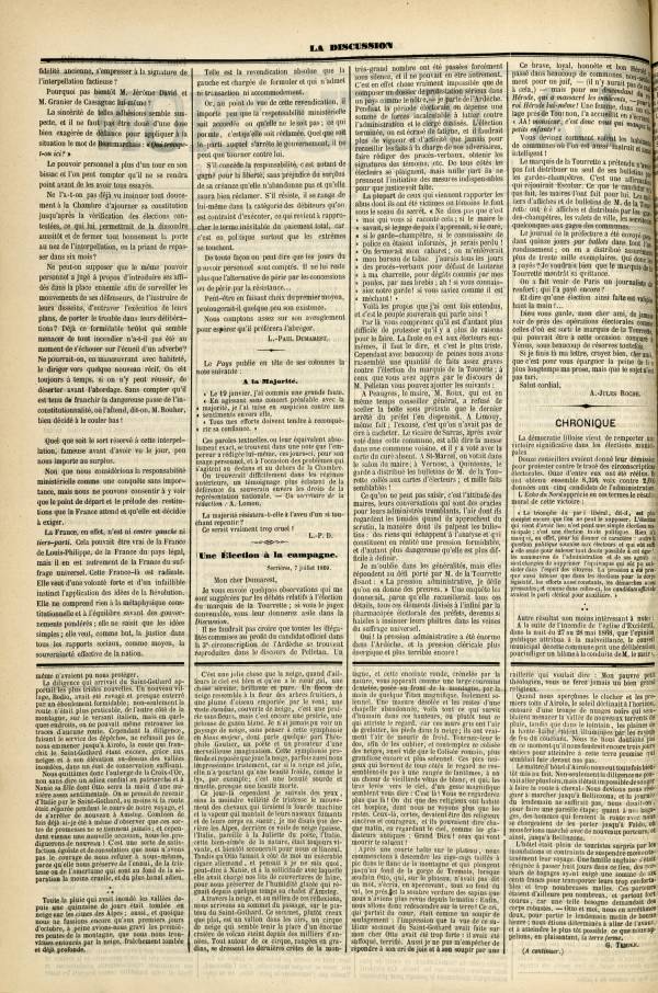 
						Affichage en mode lecture de la page
					