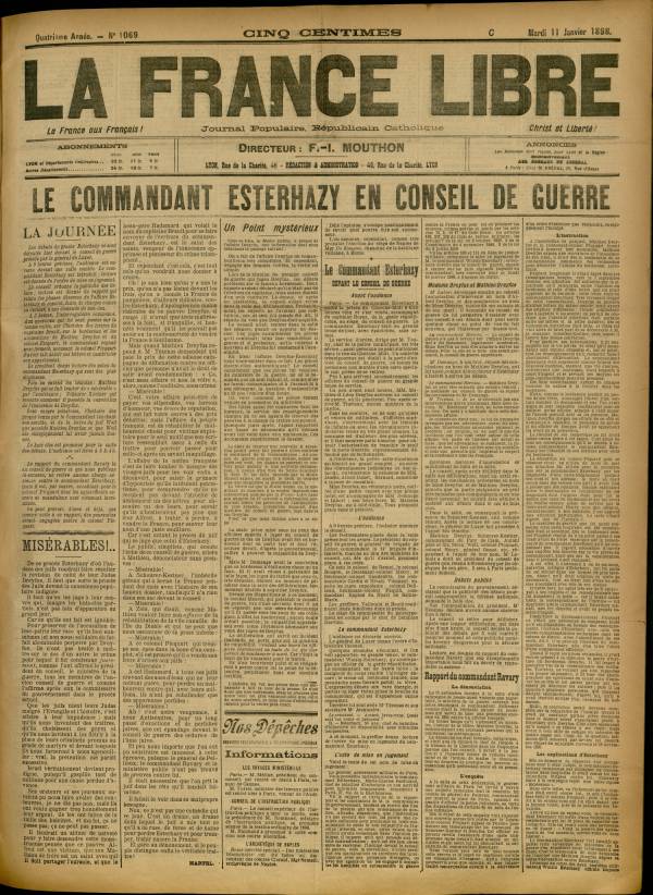 
						Affichage en mode lecture de la page
					