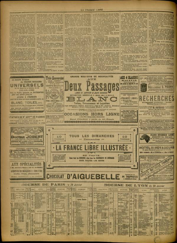 
						Affichage en mode lecture de la page
					