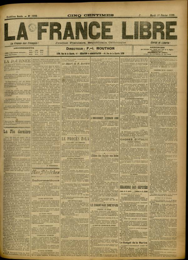 
						Affichage en mode lecture de la page
					