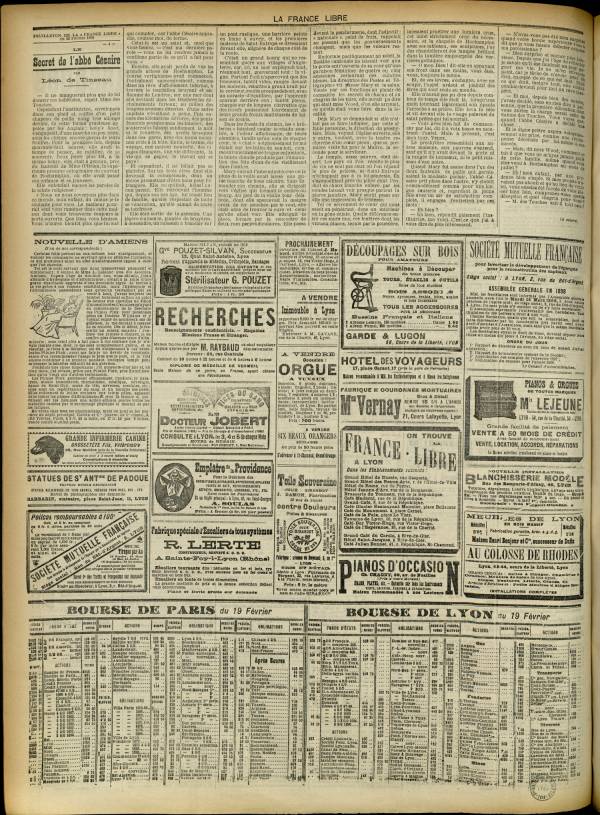 
						Affichage en mode lecture de la page
					