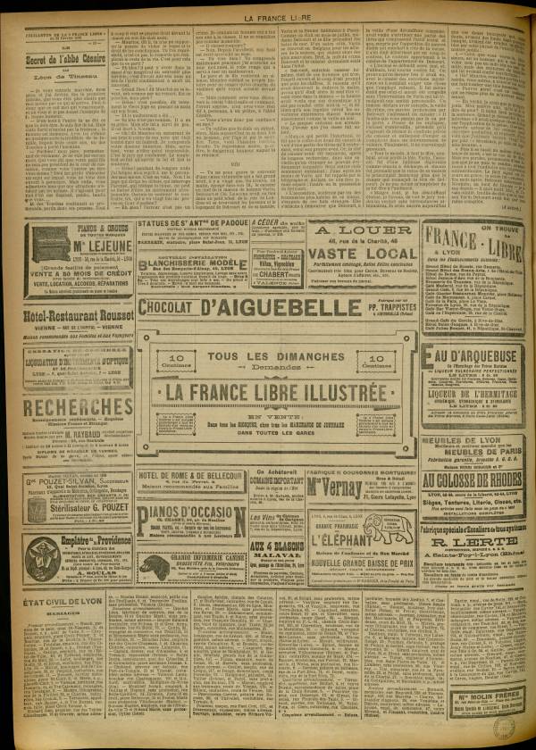
						Affichage en mode lecture de la page
					