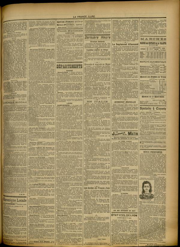 
						Affichage en mode lecture de la page
					