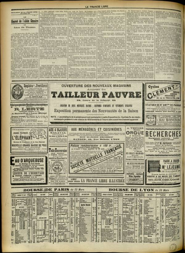 
						Affichage en mode lecture de la page
					