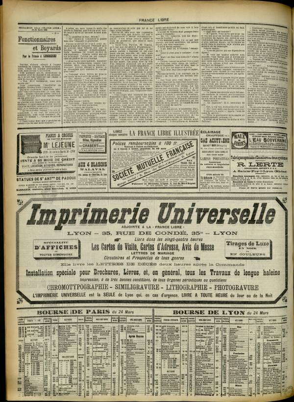 
						Affichage en mode lecture de la page
					