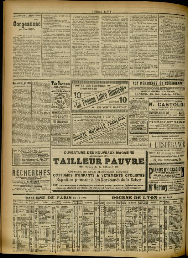 
						Affichage en mode lecture de la page
					