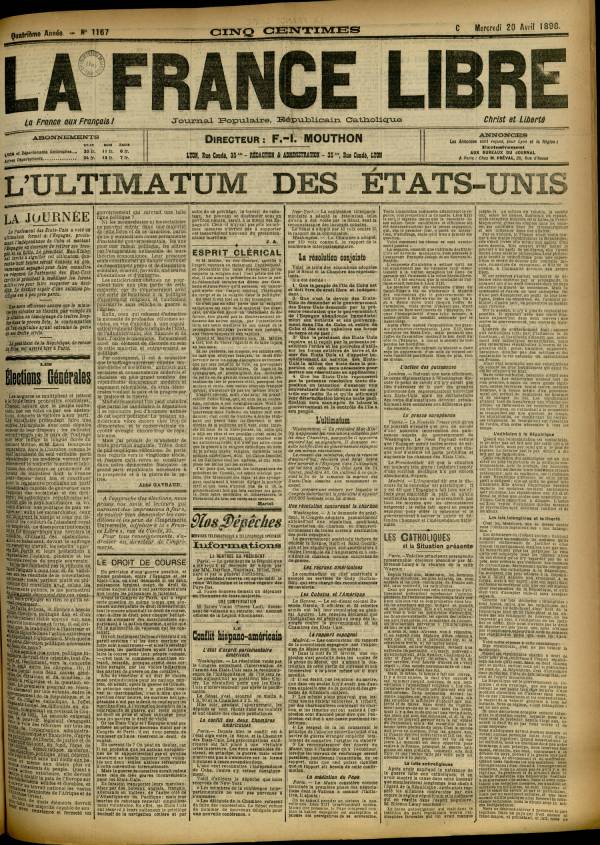 
						Affichage en mode lecture de la page
					